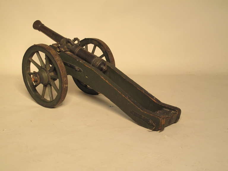 An extraordinary fine and rare model cannon, second half 18th century. Provenience: property of the Prince of Wittgenstein (Germany).