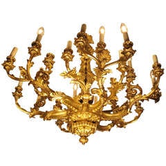 Spectacular Solid bronze Chandelier