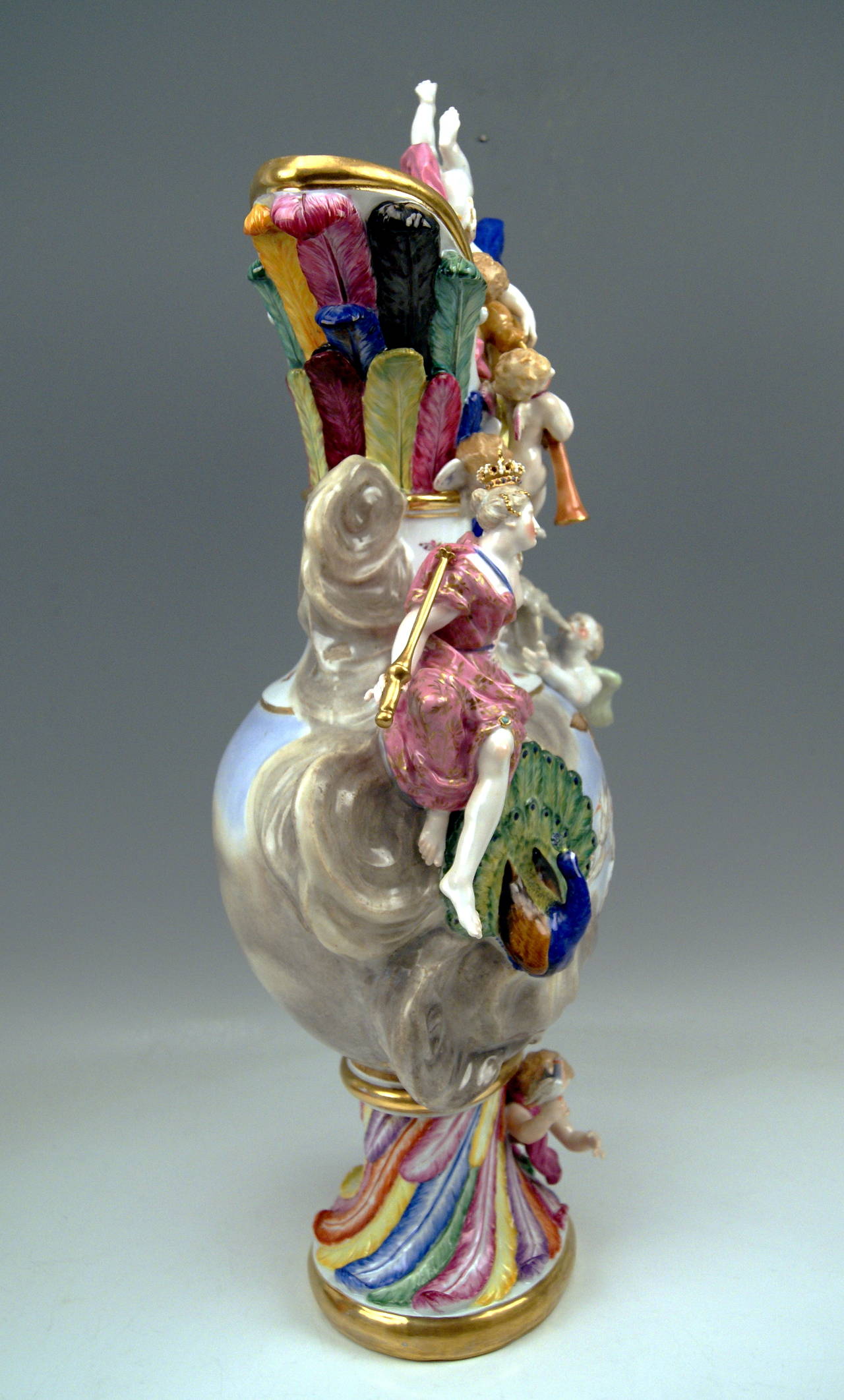 Meissen Porcelain Huge Ewer Air by Kändler Made 19th Century 2
