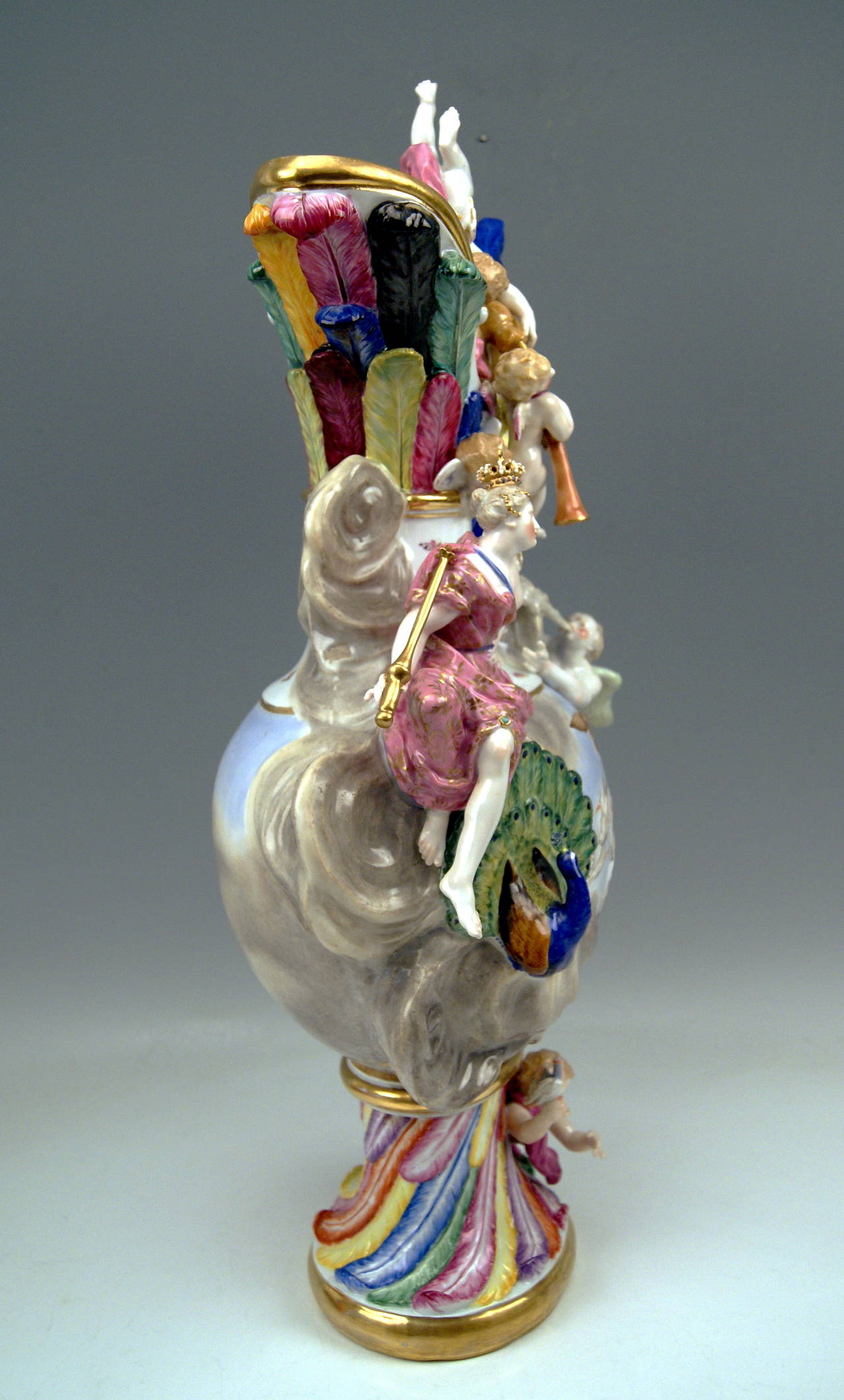 Meissen Porcelain Huge Ewer Air by Kändler Made 19th Century 2
