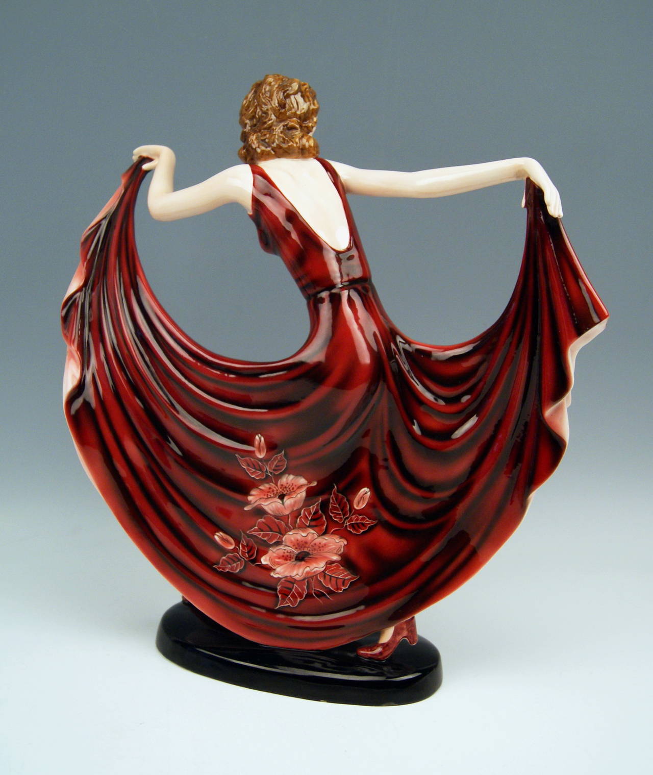 Austrian Goldscheider Vienna Lady Dancer Arabella By Stefan Dakon C.1937