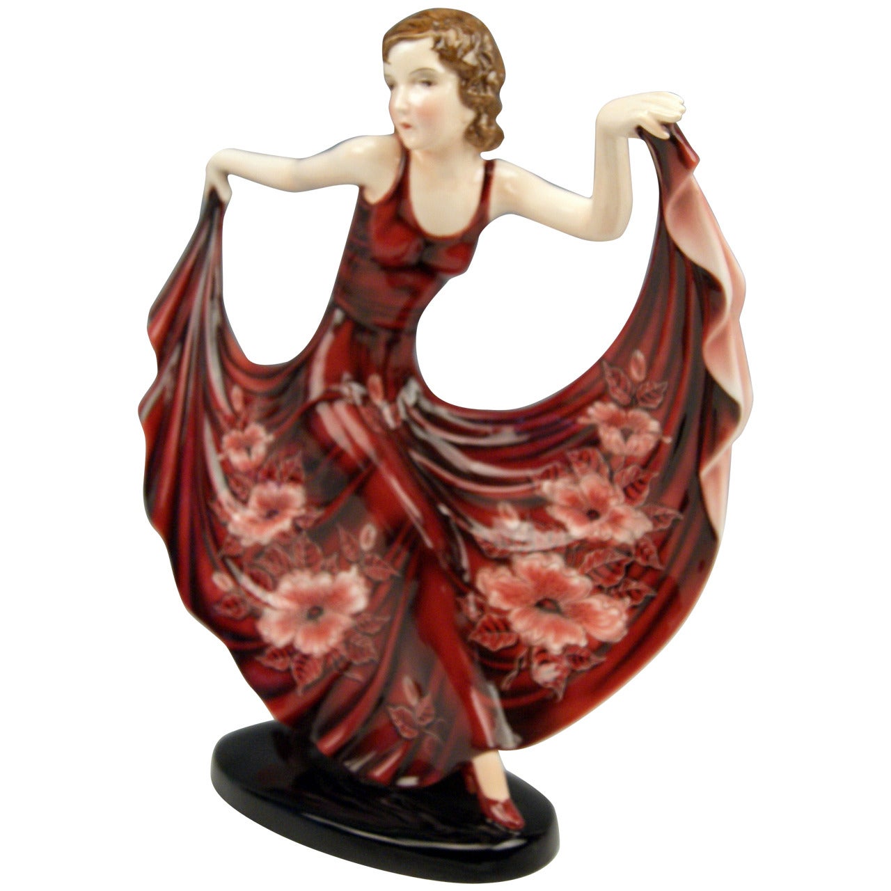 Goldscheider Vienna Lady Dancer Arabella By Stefan Dakon C.1937