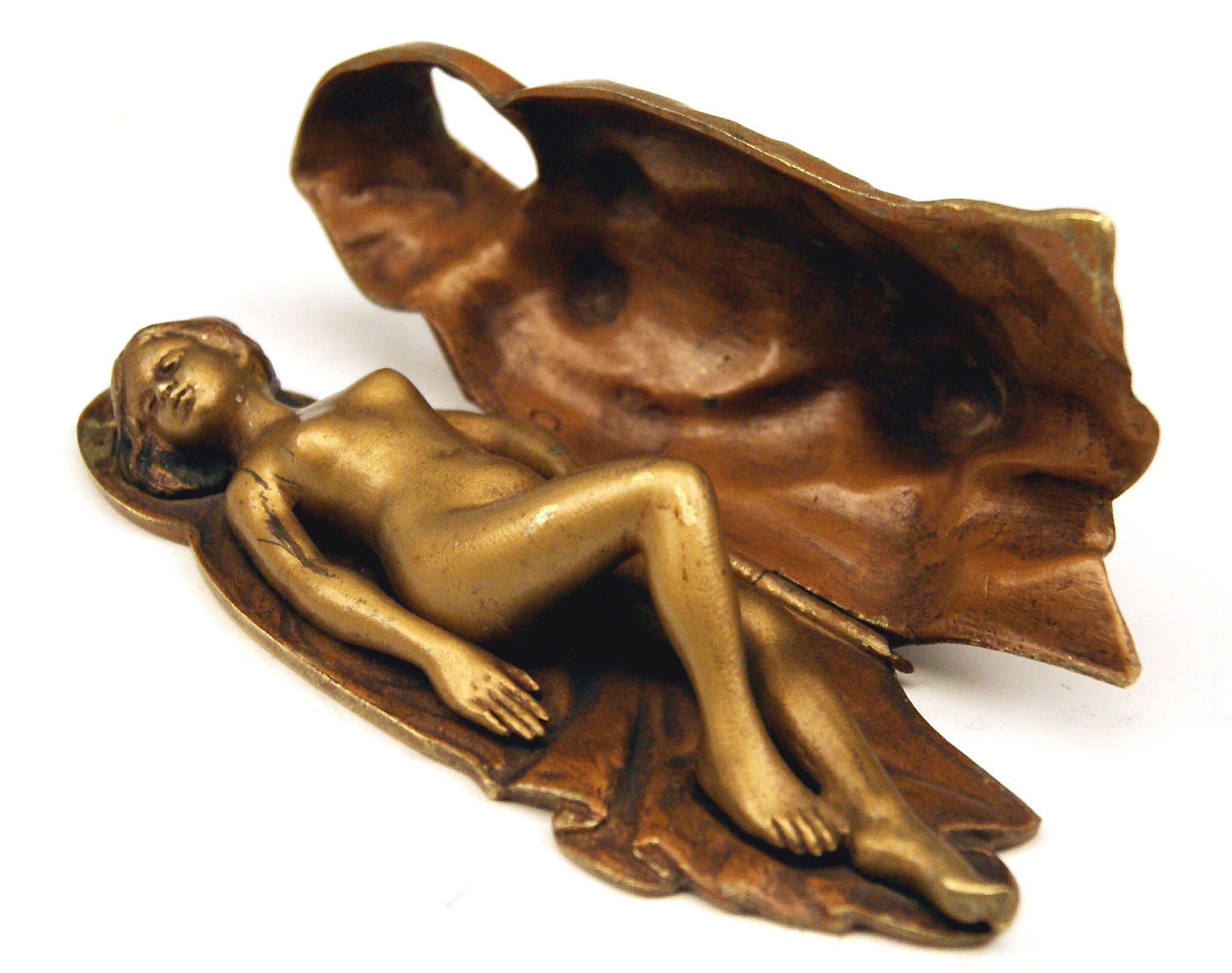 Vienna Bronze Made by Franz Bergman(n) Female Nude Erotic Bronze circa 1900