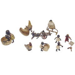 Vienna Bronze Figurines' Group En Miniature Made by Franz Bergman(n) / circa 1900 7