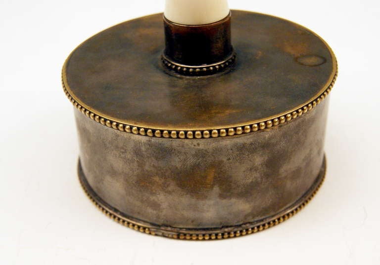 Austrian Box Brass Silver-plated J. Hoffmann Wiener Werkstaette C. 1903-05  Original