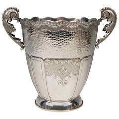 Silver Champagne Cooler Stancampiano Silver Company Palermo Sicily Italy c.1925