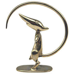 Art Deco Mouse in Brass by Hagenauer Vienna made circa 1930-35