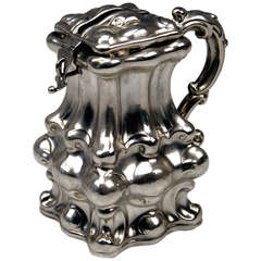 Viennese Silver Money Box/Piggy Bank Austrian Biedermeier Dated 1856 3