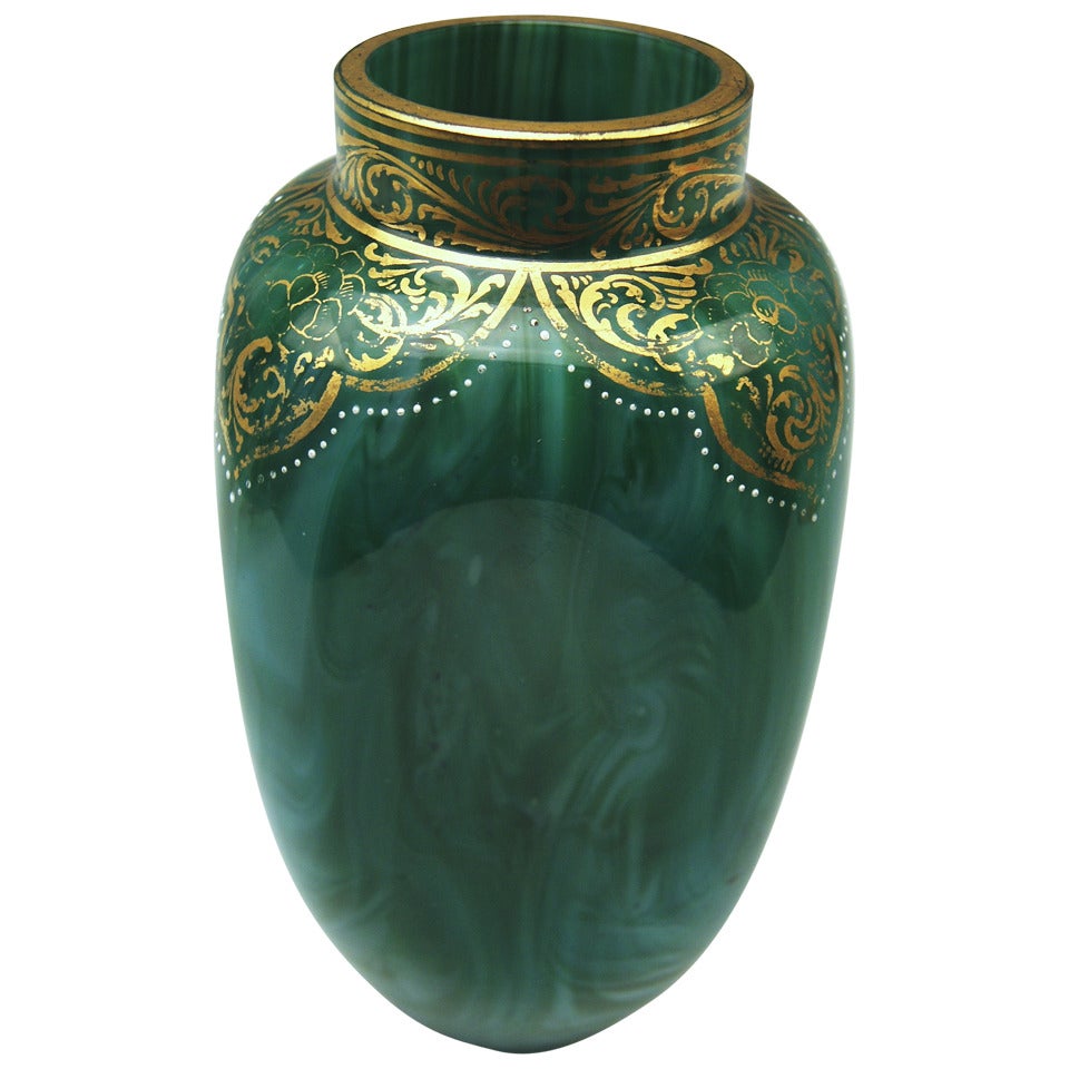 Loetz Widow Klostermuehle Art Nouveau Early Vase circa 1893 Decor Malac