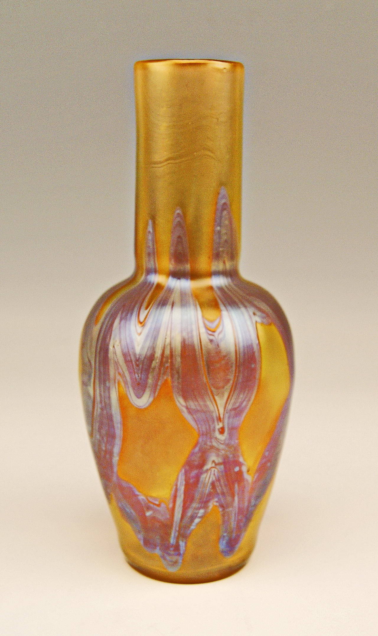 Austrian Vase Loetz Widow Art Nouveau with Phaenomen Decor, circa 1900