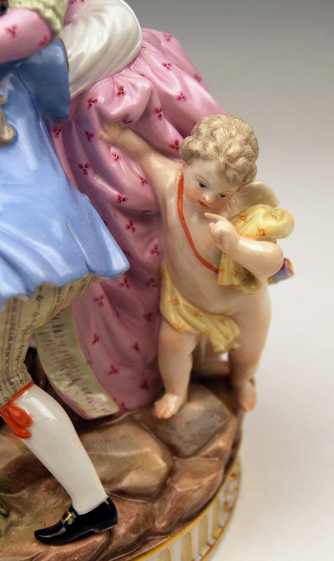 Porcelaine Groupe de figurines de Meissen:: 