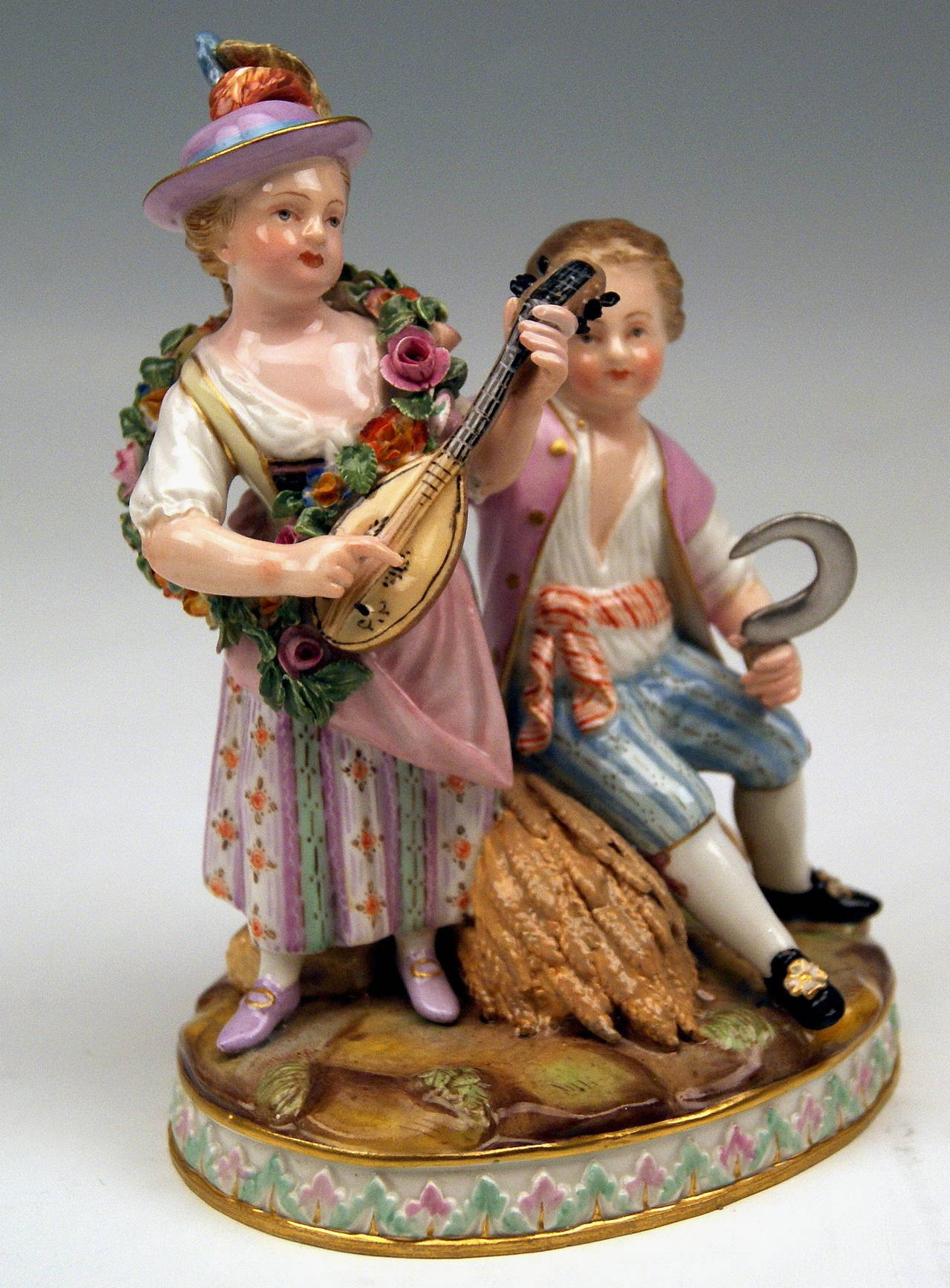 Meissen Gorgeous Rococo Series of Four Seasons' Figurines
