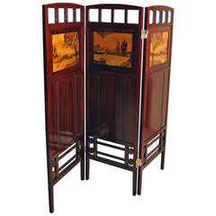 Paravento Liberty Foldes, Vienna, Austria, 1900 circa