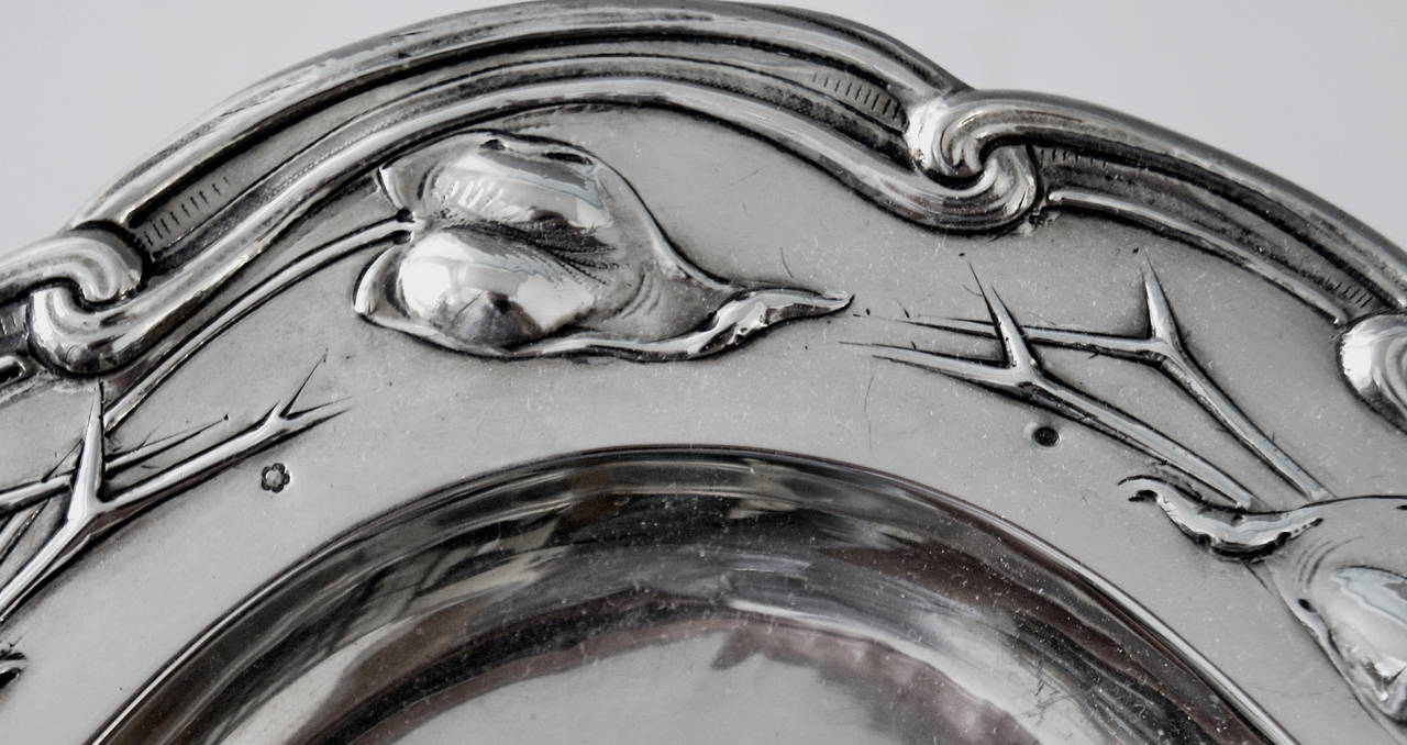Early 20th Century Silver Austrian Excellent Serving Platter, circa 1905