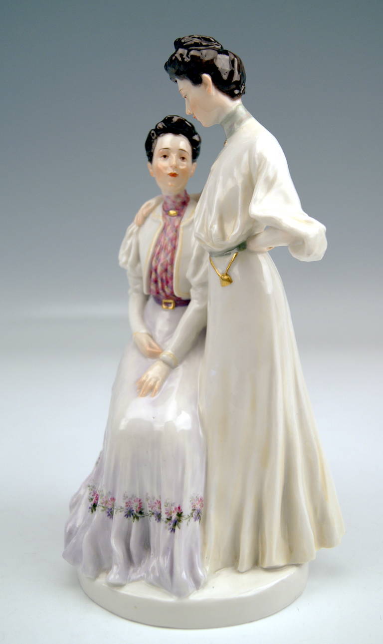 sister figurines porcelain