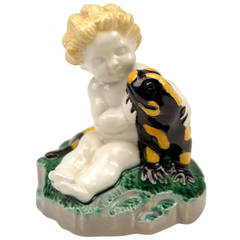 Anton Klieber Vienna Cherub Putto Figurine with Fire Salamander, c.1913-15 11