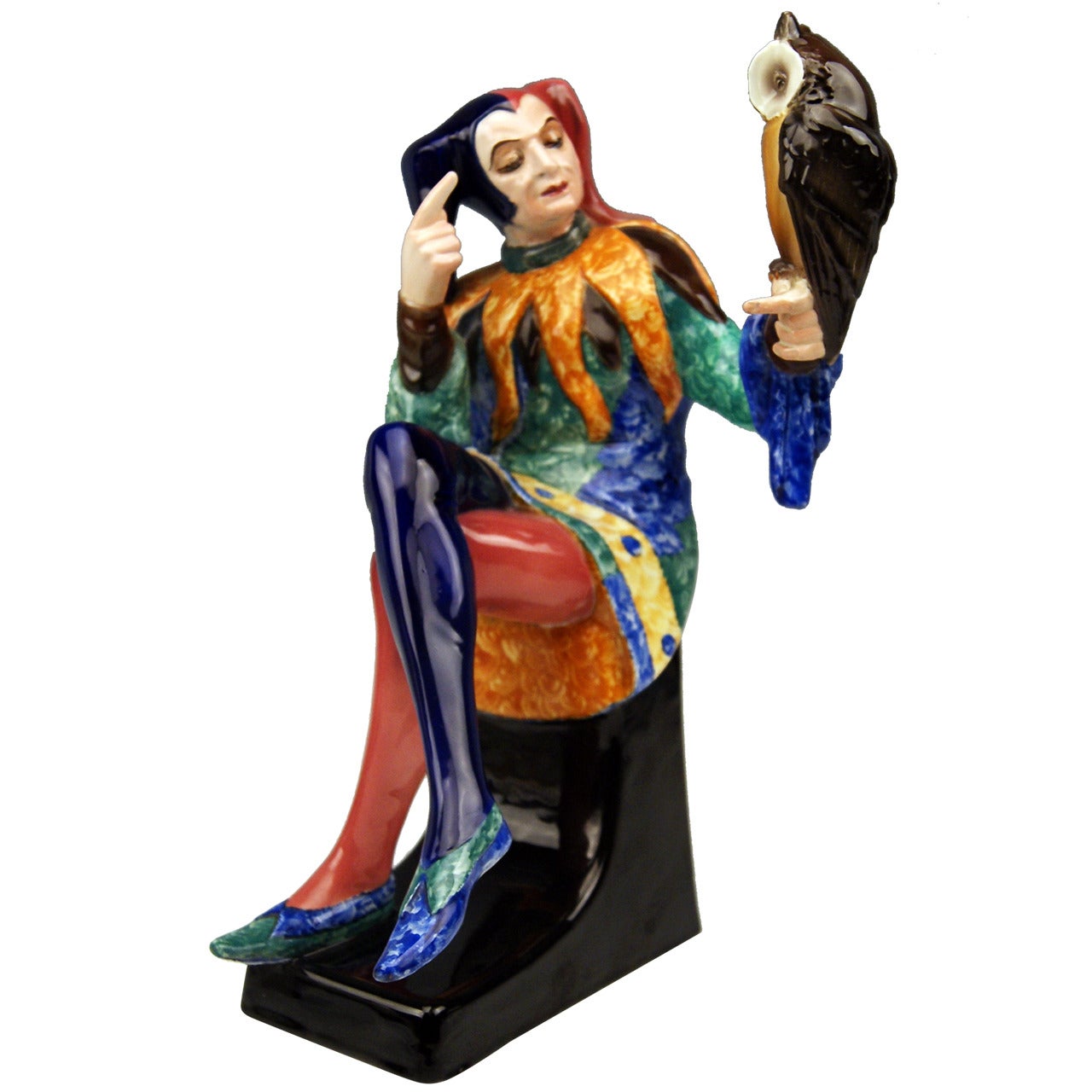 Goldscheider Vienna Till Eulenspiegel by Josef Lorenzl, Model 5509, circa 1925