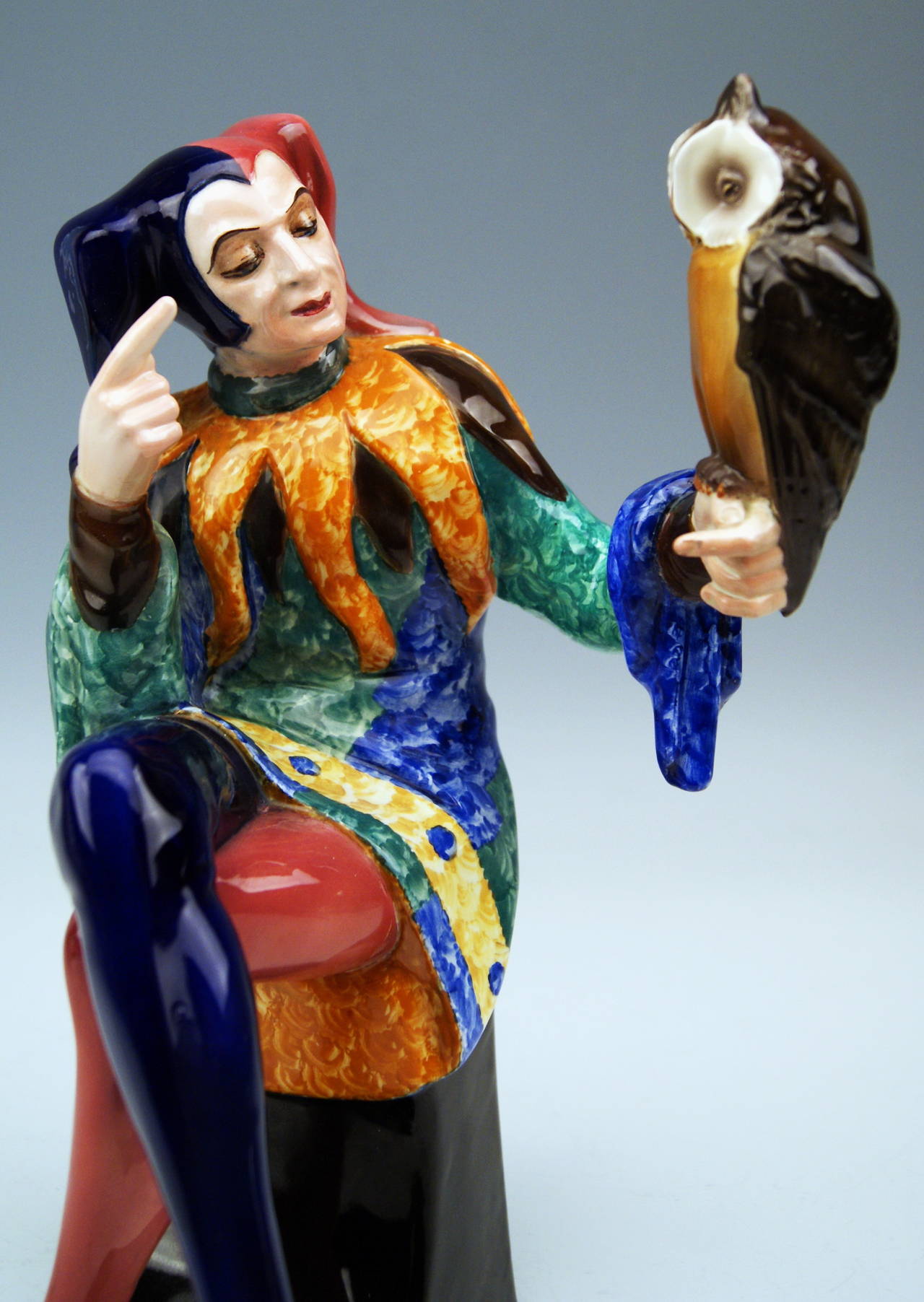 Goldscheider Vienna Till Eulenspiegel by Josef Lorenzl, Model 5509, circa 1925 2