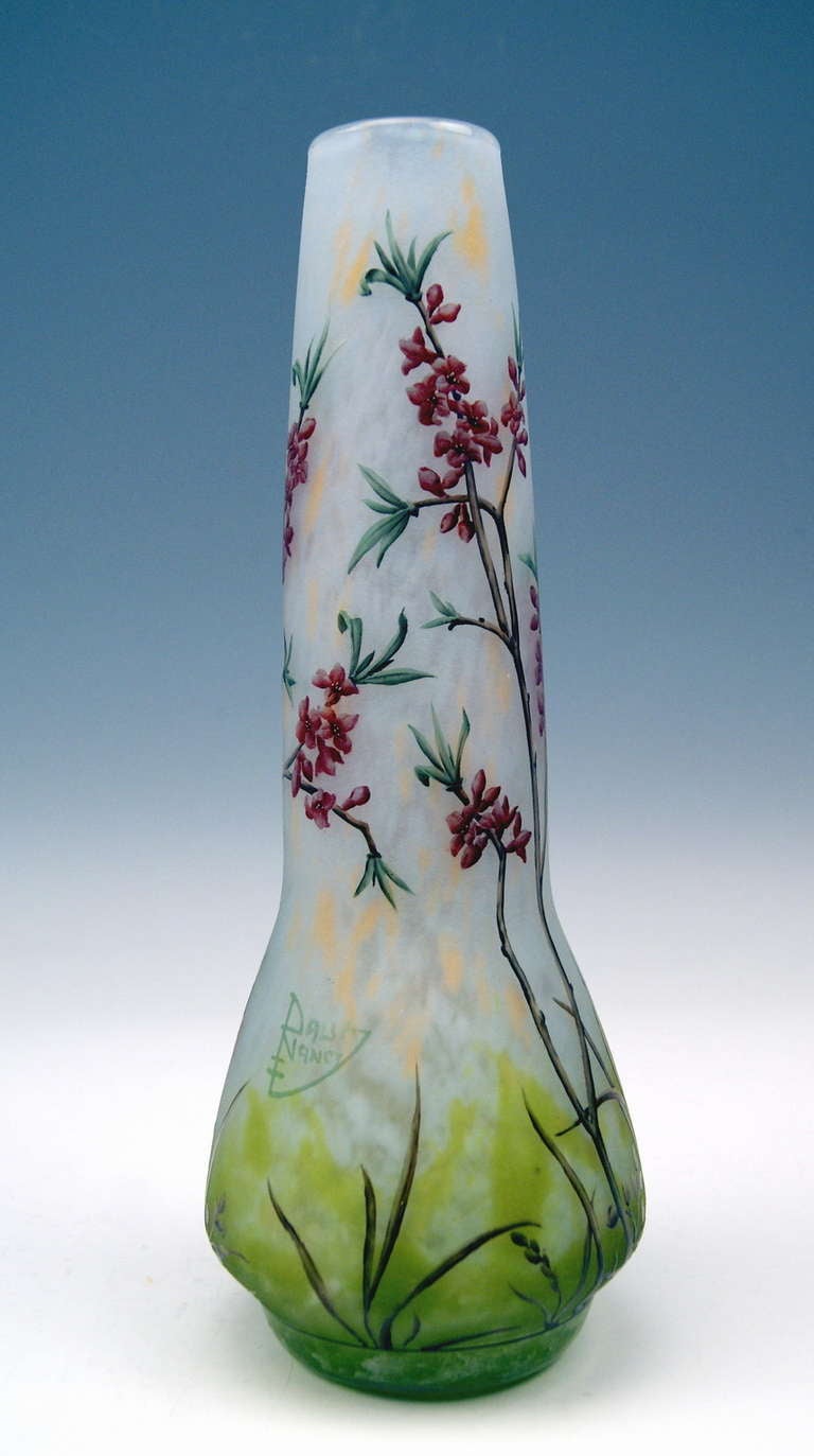 Daum Nancy Vase Art Nouveau France Lorraine 1900 - 1905