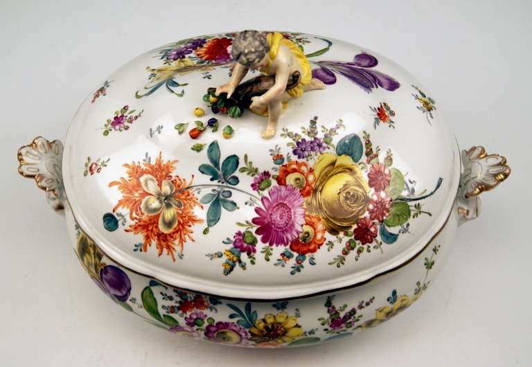 Meissen Lidded Soup Tureen for Collection 19th C. In Excellent Condition In Vienna, AT