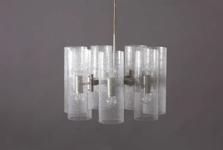 Bubble Glass Hanginglamp Staff Leuchten In Good Condition For Sale In Vienna, Vienna