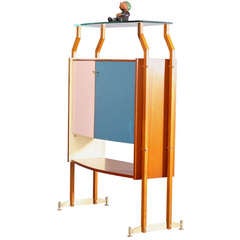 Freestanding Italian Bar Cabinet-1950
