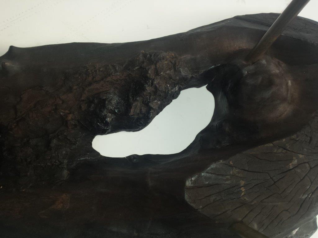 Original Huge Carl Auböck Tree Trunk Table, Vienna 1950 1