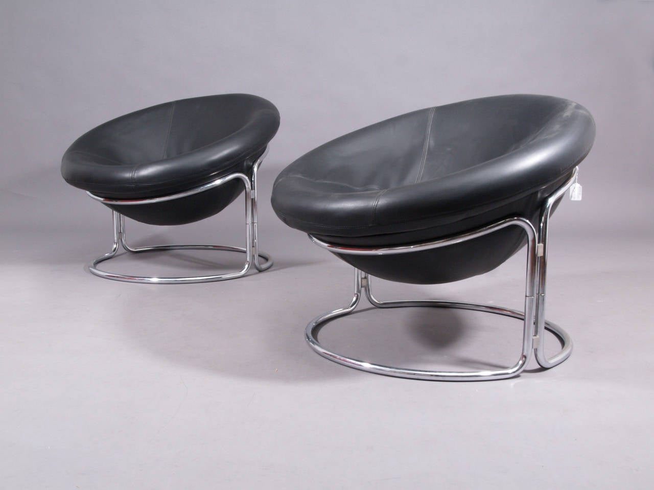 Pair of Rarely Ballchairs Designed by Harvey Guzzini, Italy, 1970