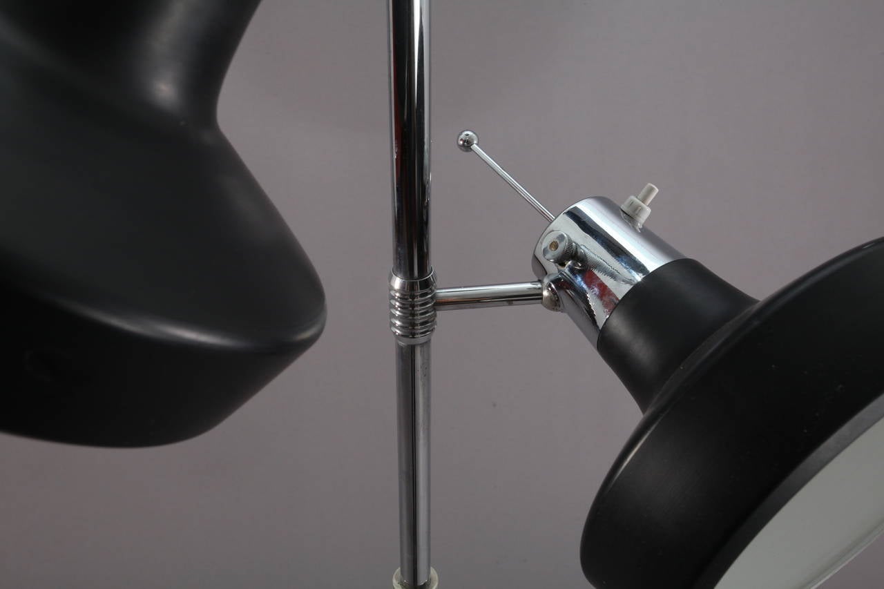 Monix Floor Lamp with Three Adjustable Shades, Paris, 1950