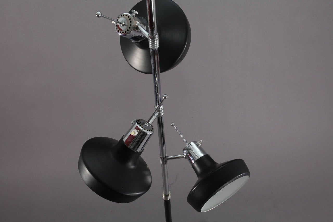 Mid-Century Modern Monix Floor Lamp with Three Adjustable Shades, Paris, 1950