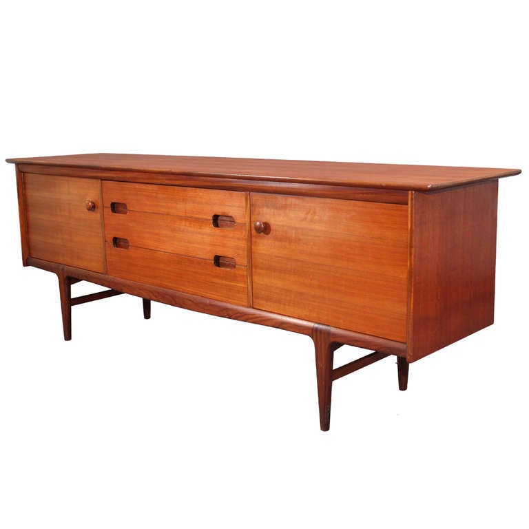 Vintage Danish Midcentury Teak Sideboard, 1960