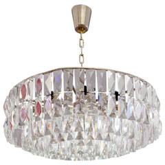 Stunning Chandelier with Large Crystals by Bakalowits 
Sohne, Vienna, 1960s