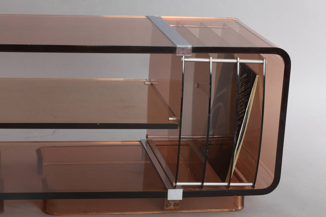 lucite record holder