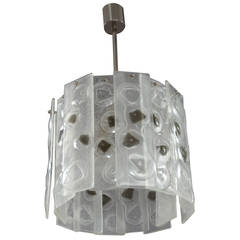 italian hanginglamp attributed by Mazzega Murano 1970 12
