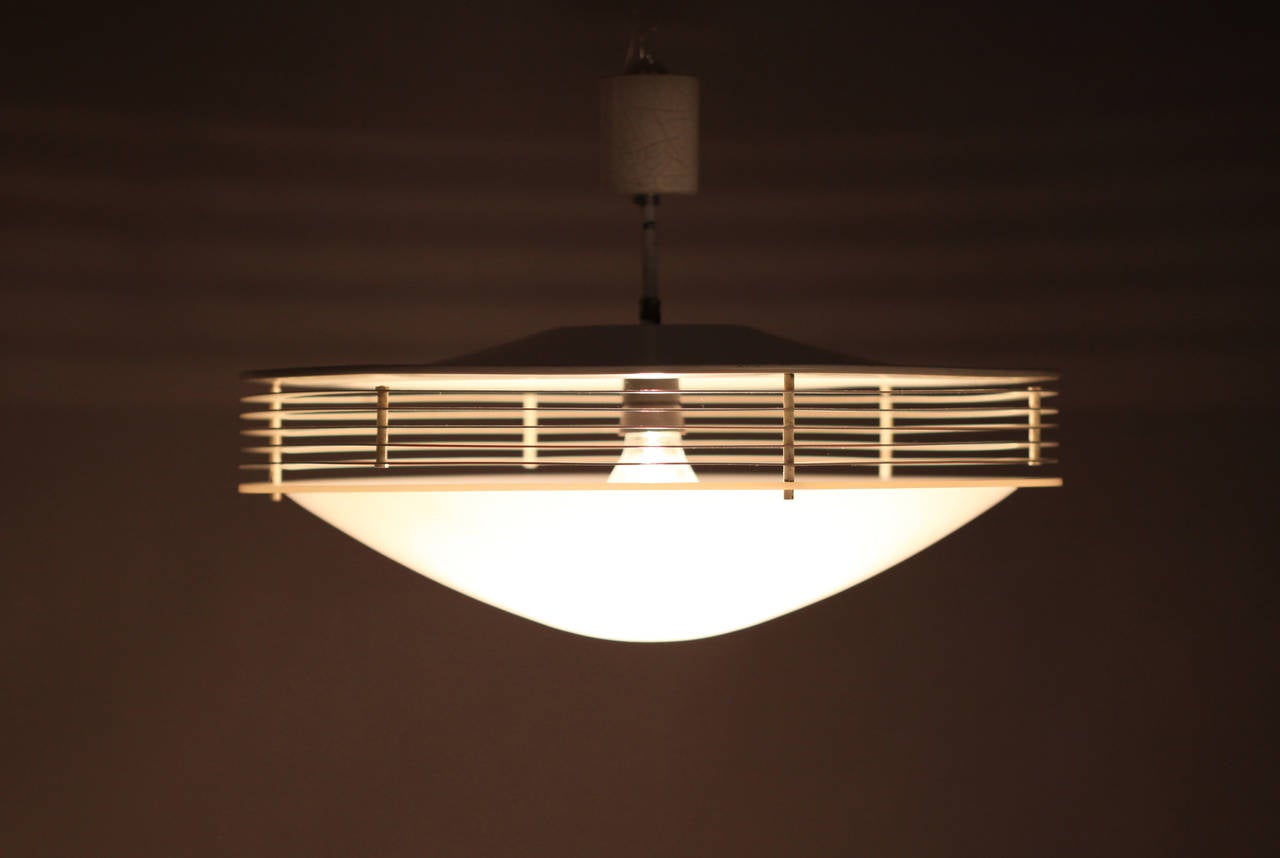 Italian Amazing Diffusion Ceiling Lamp Designed by Stilnovo, Italy, 1960