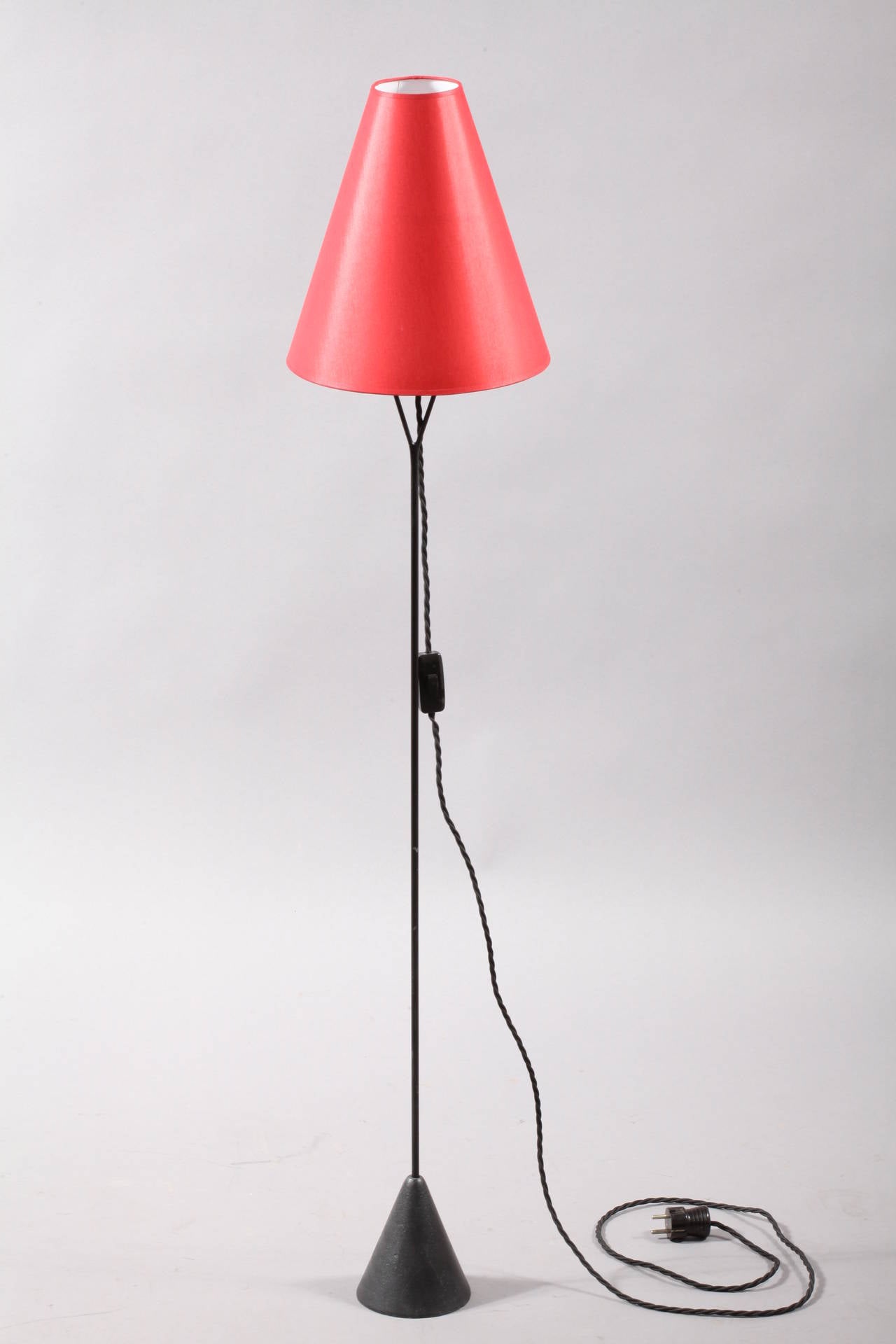 Mid-Century Modern Amazing Vice Versa Floor Lamp Designed by Carl Auböck, Vienna, 1950