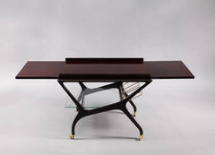 foldable bar trolley designed by Cesare Lacca - Italy 1950