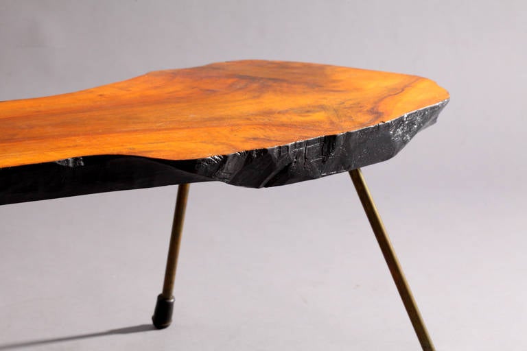 Austrian Charming Tree Trunk Table Designed by Carl Auböck, Vienna, 1950