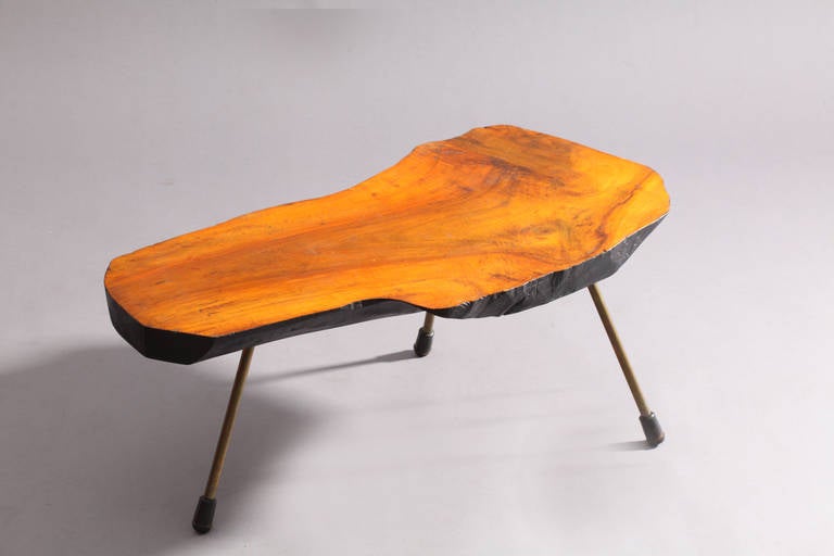 Mid-20th Century Charming Tree Trunk Table Designed by Carl Auböck, Vienna, 1950