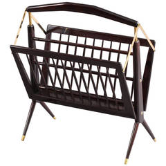 Foldable Newspaper Rack by Cesare Lacca, italy 1950