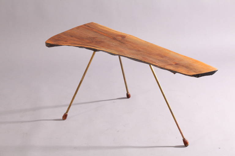 Very Rare Tree Trunk Table with Unsrcewed Legs by Carl Auböck, Vienna 1950 4