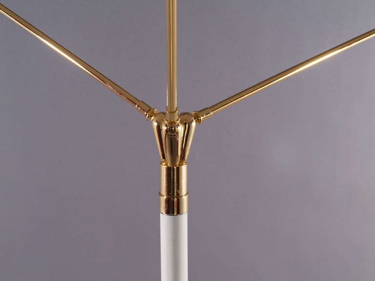 Mid-Century Modern Italian Three Arms Floor Lamp, style of Arredoluce, 1950