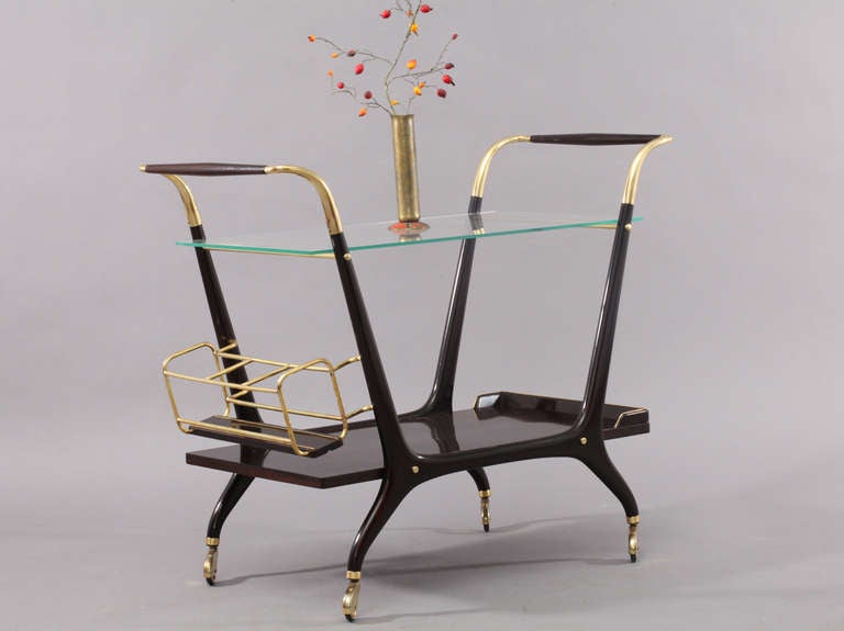 Italian bar trolley by Cesare Lacca