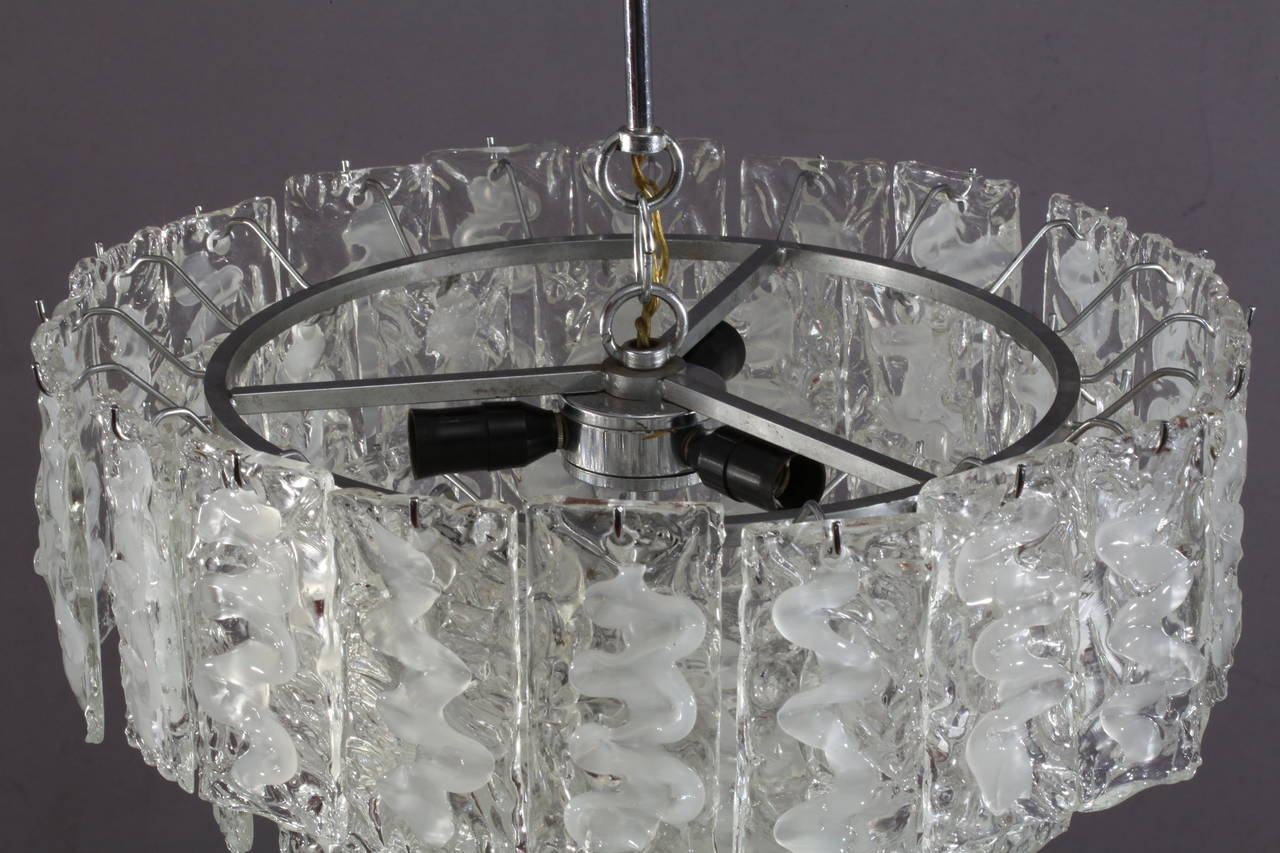 Modern Murano Glass Hanging Lamp, Italy, 1960 For Sale