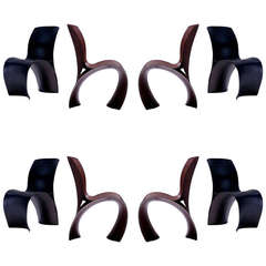 Eight “Three Skin Chairs” by Ron Arad for Moroso, Italy 2006