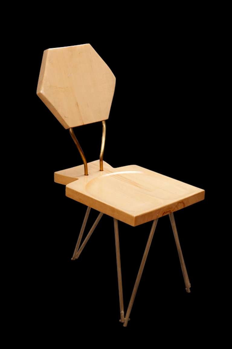 Reproduction in Limited Edition of 12 of Carlo Mollino's "Valdostana Chair"