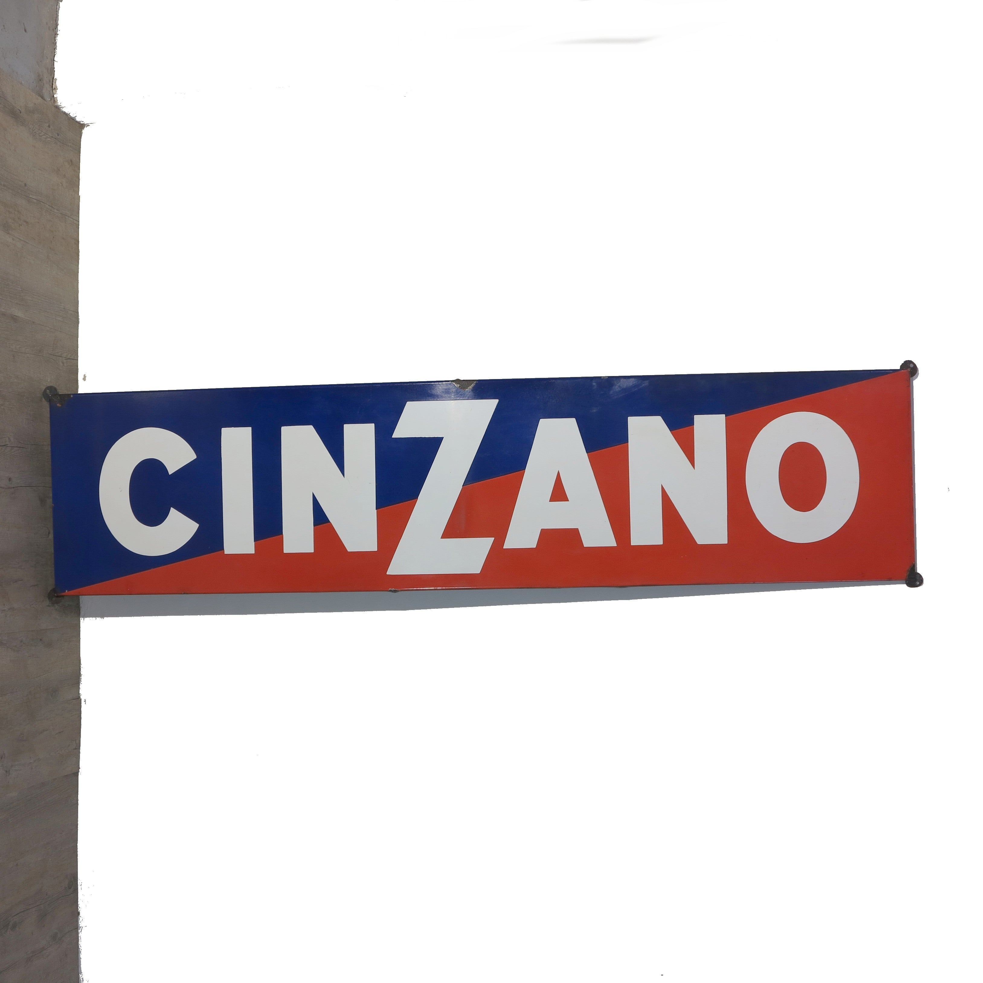 Cinzano Advertising Porcelain Sign Italy 1950-1955 For Sale