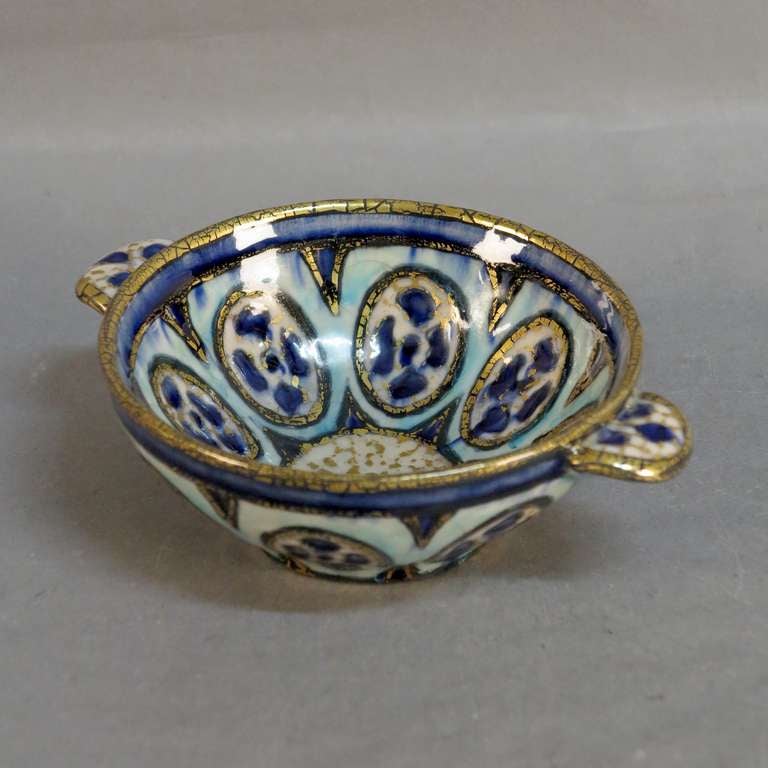 French Art Nouveau Ceramic Bowl by Andre Métthey 1910 For Sale