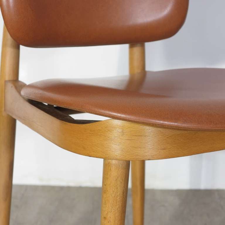 Mid-Century Modern Two Chairs Designed by Pierre Guariche, France 1960 For Sale