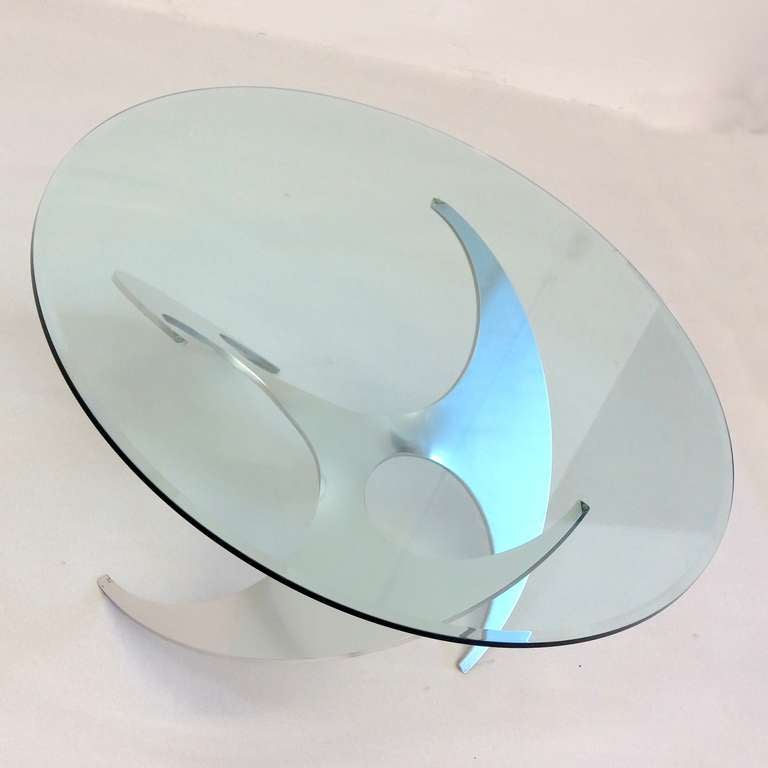 Mid-20th Century Glass Table 